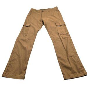 New Lees Men's Tan Motion Stretch Cargo Pants Size 32 x30